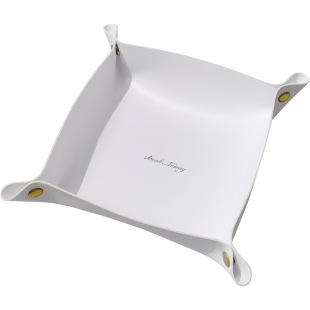 Nordic Ins Leather Storage Box Desktop Storage Table European Style Leather Jewelry Cosmetic Key Storage Wholesale