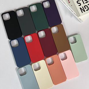 Применимо для Apple 16Plus чехол для телефона большой дырочки 15/14pro мягкий клей 78p мужской 11/12 женский xr простой 13mini