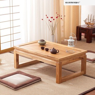 Japanese Tea Table Tatami Coffee Table Zen Modern Simple Solid Wood Kang Table Bay Window Table Window Sill Small Low Table Wholesale