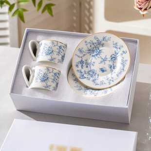 European-style Coffee Cup Set Creative Ceramic Latte Cup ins Style Afternoon Tea Cup Household High-grade Exquisite Mug
