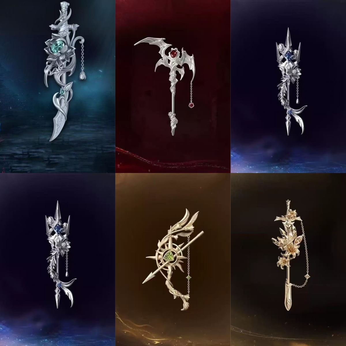 Otome Game Male Character-Inspired Brooch, Fashionable and Creative, Niche and Exquisite, Simple and Versatile Accessory for Daily Use and Cosplay