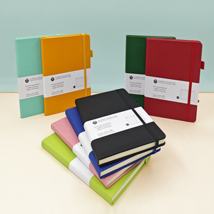 A5 Notebook Strap Elastic Band Lined Notepad Office Notebook Imitation Leather Student Diary Ready for Sale