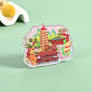 Acrylic creative refrigerator magnets custom creative soft magnetic logo personalized creative cartoon diy transparent magnetic stickers