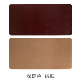 Factory in stock leather mouse pad oversized office desk pad writing pad waterproof computer mouse pad printed logo