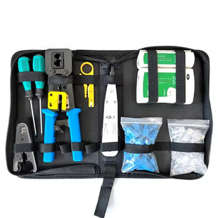Cross-border foreign trade network tools suit punching crimping cable tester wire stripper crimping type wiring terminal