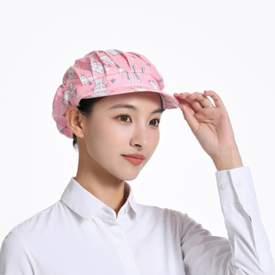 Korean style Oil-proof smoke-proof chef hat female kitchen household cooking cooking food work bag hair catering sanitary hat
