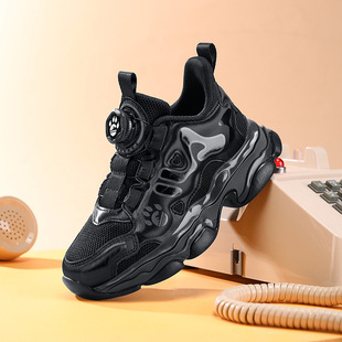 Children's shoes boys sneaker spring and autumn 2025 new boys running shoes lightweight students mesh breathable children's shoes