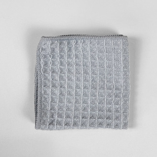 Waffles Rag Coffee Shop Bar Cleaning Absorbent Towel Cloth Kitchen Washing Bowl Thickened Microfiber Scavenger