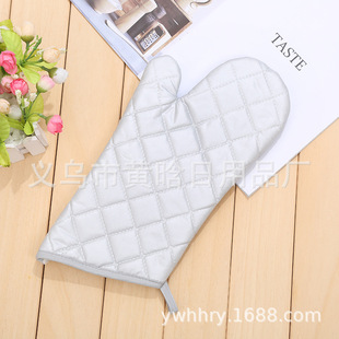 Polyester silver coated microwave oven gloves electrical gifts oven heat insulation baking gloves advertising promotional gifts electrical appliances