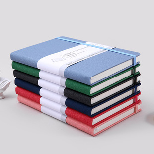 a5 elastic strap this custom logo matte texture hard surface student notebook business office notepad wholesale