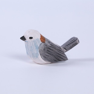 Handmade bird wood carving creative living room decoration fat creative decoration factory wholesale birthday gift gift gift gift