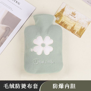 Hot water bag water filling women's large hot compress warm belly small flush warm water bag manufacturers fill water student hand warmer