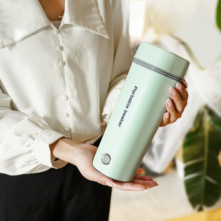 Electric Heating Water Cup Portable Kettle Mini Small Travel Home Office Student Dormitory Heating Thermos Cup