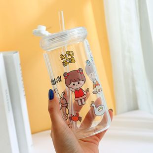 Южная Корея ins Style Милая чашка для воды Наклейка ПВХ водонепроницаемый ноутбук ручной счет мультфильм изоляционная стеклянная чашка ручная наклейка для счета