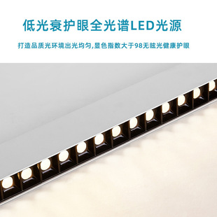 Restaurant Chandelier Modern Simple Bar Teahouse Designer Long Strip Study Dining Table Lamps Preh Chip