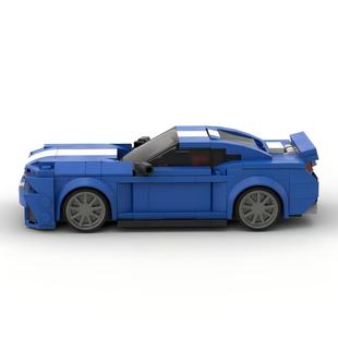 Совместимость с Lego MOC-157028 Ford Mustang Shelby GT500 креативная модель автомобиля украшает игрушку
