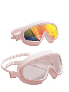 Swimming Goggles HD Anti-fog Waterproof Women's Big Frame Swimming Glasses Myopia Goggles Professional Swimming Cap Diving Jacket Equipment