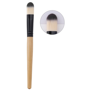 1 log color tricolor wool mask brush single wooden handle mask brush in stock wool single makeup brush DIY face