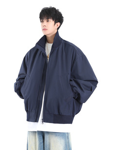 American-style High Street cleanfit Short Bomber Jacket Cotton-padded jacket Men's and Women's Spring Fashion Brand Thin Warm Cotton-padded Jacket