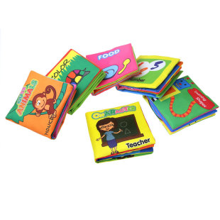 Baby Enlightenment early education baby cloth book tear-proof washable colorfast 0-3 years old + educational science and education cross-border teaching aids