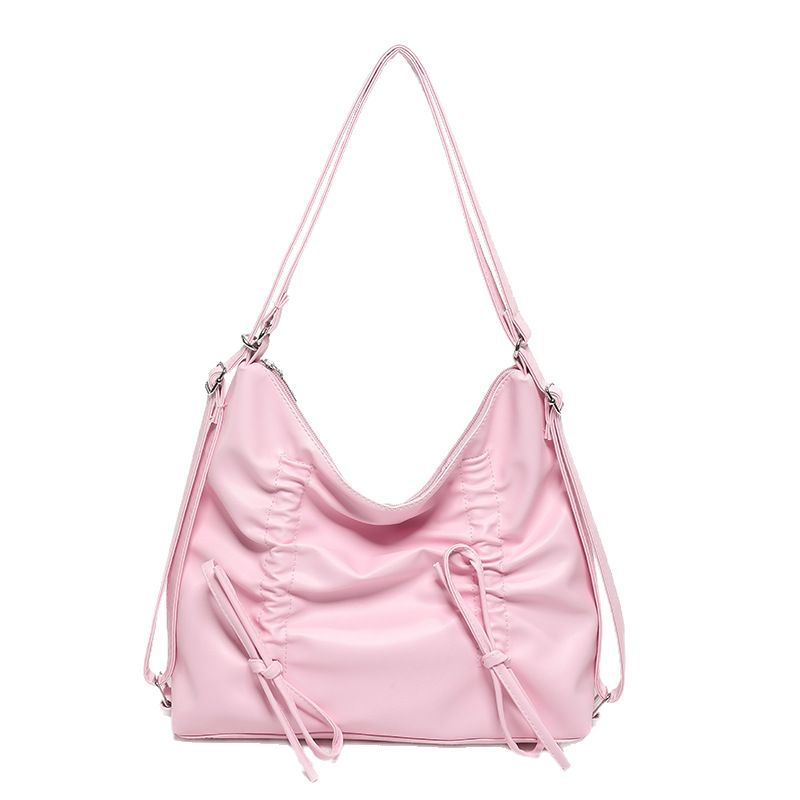Women's Tote Bag 2026 New Style Large Capacity Two-in-One Backpack Niche Versatile Shoulder Bag Crossbody Bag High-End Backpack