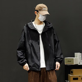 American Functional Soft Shell Sangyan Three-in-One Jacket Men's 2024 New Spring and Autumn Waterproof Jacket
