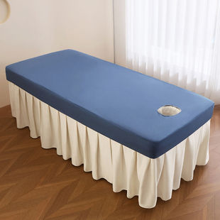 Beauty salon waterproof and oil-proof bedspread wholesale massage massage bed sheet elastic bed hat with hole oil-proof pad single anti-penetration