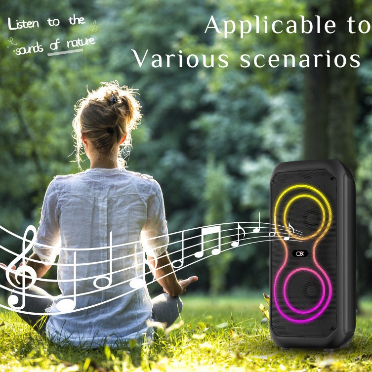 Cross-border wireless karaoke audio outdoor bluetooth speaker wireless microphone high-power computer audio movable speaker
