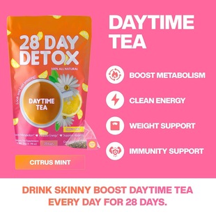 28 Days Tea Bags Detox Tea Kit with Green Tea and Herbs Mix Cross Border Hot Sale