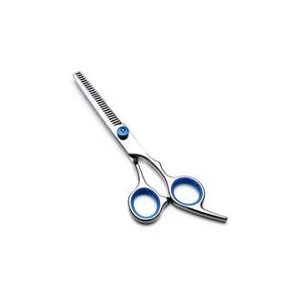 Factory wholesale stainless steel Barber scissors 6 inch set hairdressing scissors beauty supplies flat scissors tooth scissors mid-range scissors