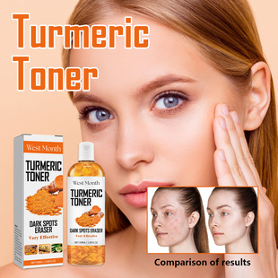 West & Month Anti-Black Turmeric Toner Deep Hydrating, Tightening and Moisturizing Facial Skin Toner