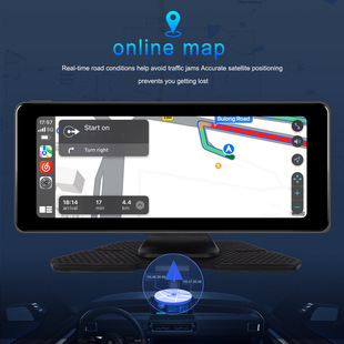 6,86-дюймовый 4KDVR Android AUTO/Apple Airplay Android экран/с функцией TF-карты/с передней камерой