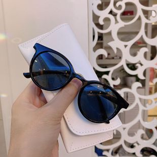 Производители продают новые детские солнцезащитные очки классические овальные солнцезащитные очки для мальчиков и девочек