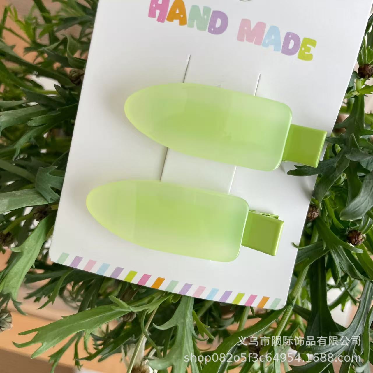 새로운 스타일의 소녀 컬러 젤리 도파민 머리핀 세안 메이크업 클립 사이드 뱅 클립 Traceless Duckbill Clip Hairpin