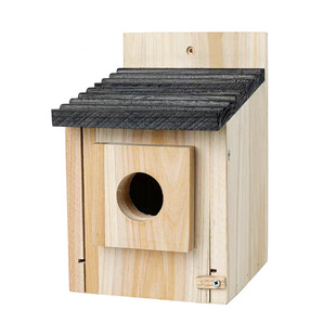 Solid Wood Bird's Nest Wooden Outdoor Bird Room Household Bird Cage Wooden Bird House Small DIY Creative Bird's Nest