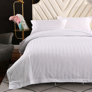 English hotel linen hotel bedding cotton fabric bed sheet quilt cover pillowcase quilt core pillow core mattress
