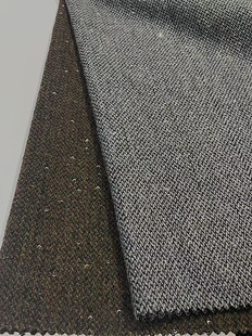 in stock Supply Slub Wool Sequin Small Herringtop Wool Coat Wool Shaoxing Fabric