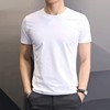 T-Shirt Half Sleeve Solid Color Harajuku Casual Style Men's Summer Cotton Fashionable Loose Sweat Absorbing Breathable Five-point Short Sleeve Men's and Women's