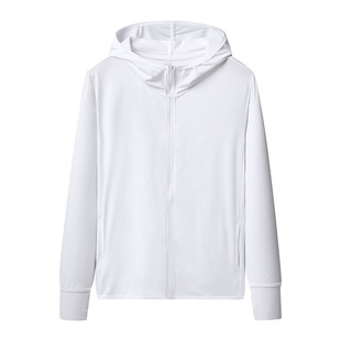 U Family Same Summer Ice Silk Sunscreen Clothing Women's YKK Zipper Outdoor Lightweight Breathable UV Protection Sunscreen Jacket for Men