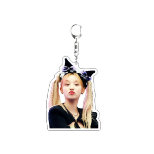 Song Yuqi Keychain Acrylic Double-layer Schoolbag Pendant gidle Star Peripheral Aid Gift Wholesale Customization