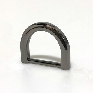 Foshan supply bag accessories hardware 1 inch 25mm flat wire die-casting D-buckle zinc alloy D-ring buckle