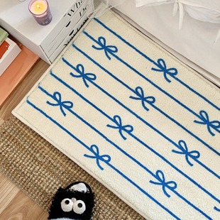 Ins Style Carpet Bedroom Bedside Carpet Room Thickened Carpet Bay Window Floor Mat Long Cute Cartoon Girl Bedside Mat