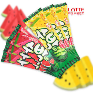 LOTTE Korea imported LOTTE watermelon flavor popsicle fruit ice cream yellow watermelon red watermelon bar