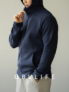 [Urban Sports Series] Spring New Thread Hooded Profile Sweater Jacket Men's New Casual Hoodie