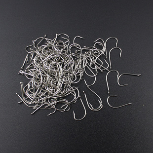 Tube Fuhaixi Fish Hook Barbed White Loop Bulk Thin Raft Fishing Luya Makou White Crucian Fish Hook Fishing Gear