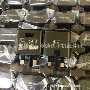 Применимо Samsung Оригинальное трехногее английское зарядное устройство s8 note4 s8/s9/s10 9v 15w Быстрая зарядное устройство