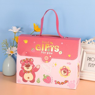 Baby Full Moon Gift Box Packaging Box Hundred Days Birthday Candy Box Hundred Days Banquet Egg Noodle Box Children's Gift Bag