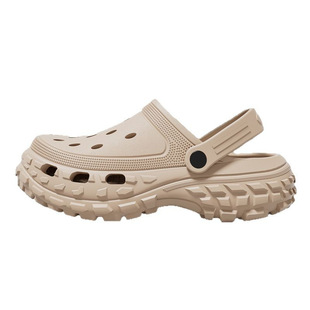 Cross-Border Popular Crocs, Height-Increasing Shoes, Non-Slip, Anti-Odor, Poop-Feeling Crocs, Men's Thick-Soled Beach Shoes