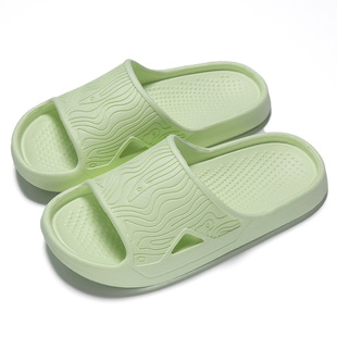 Stepping on excrement feeling sandals and slippers female summer home couple non-slip indoor bathroom EVA male non-smelly bath cool tray factory batch