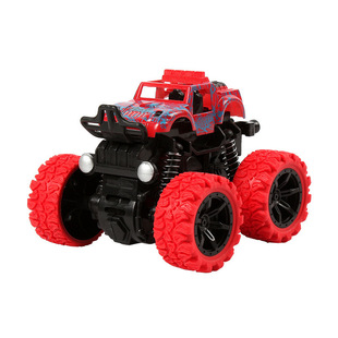 Douyin Inertial Four-wheel Drive Off-road Vehicle Boy Dump Truck Anti-fall Model Street Stall Douyin Wholesale Gift Toy
